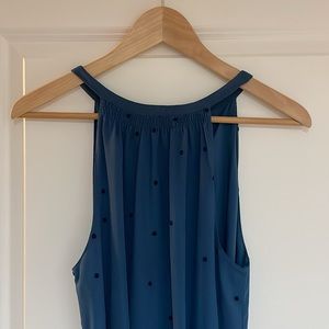 Gentle Fawn - Poka Dot Mini High Neck Dress - Size XS